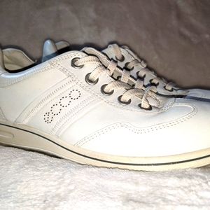 ECCO Cream/Off White Women's Sneakers